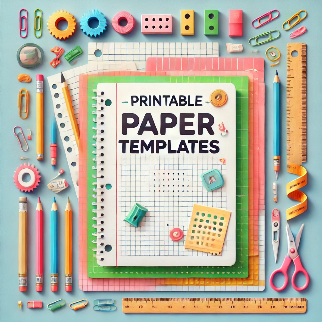 Printable Ruled Paper template